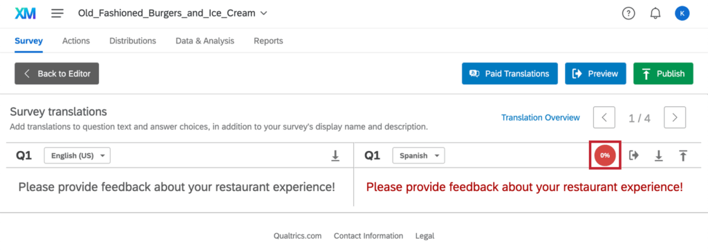 Survey Translations: Localize your survey in 30+ languages