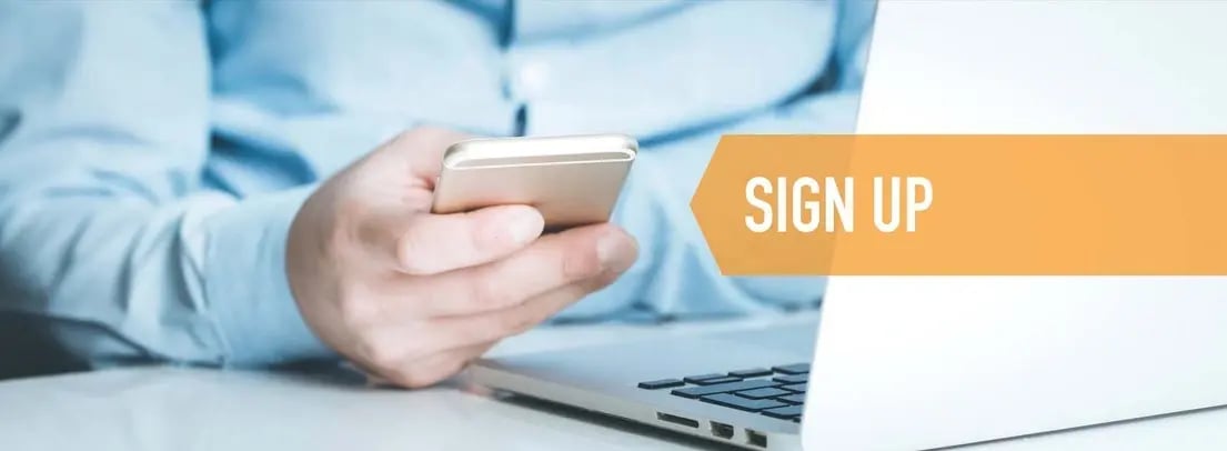 Sign up for an account