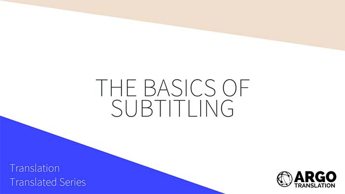 The Basics of Subtitling video thumbnail