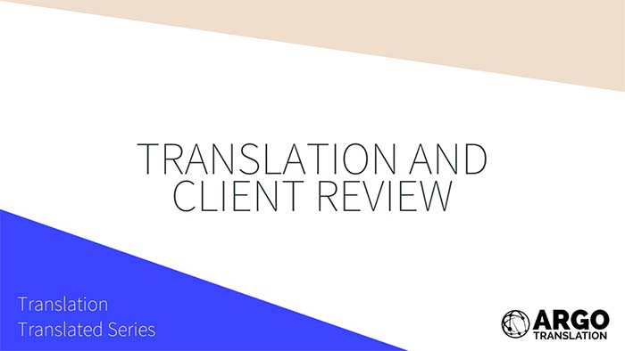 Translation and Client Review video thumbnail